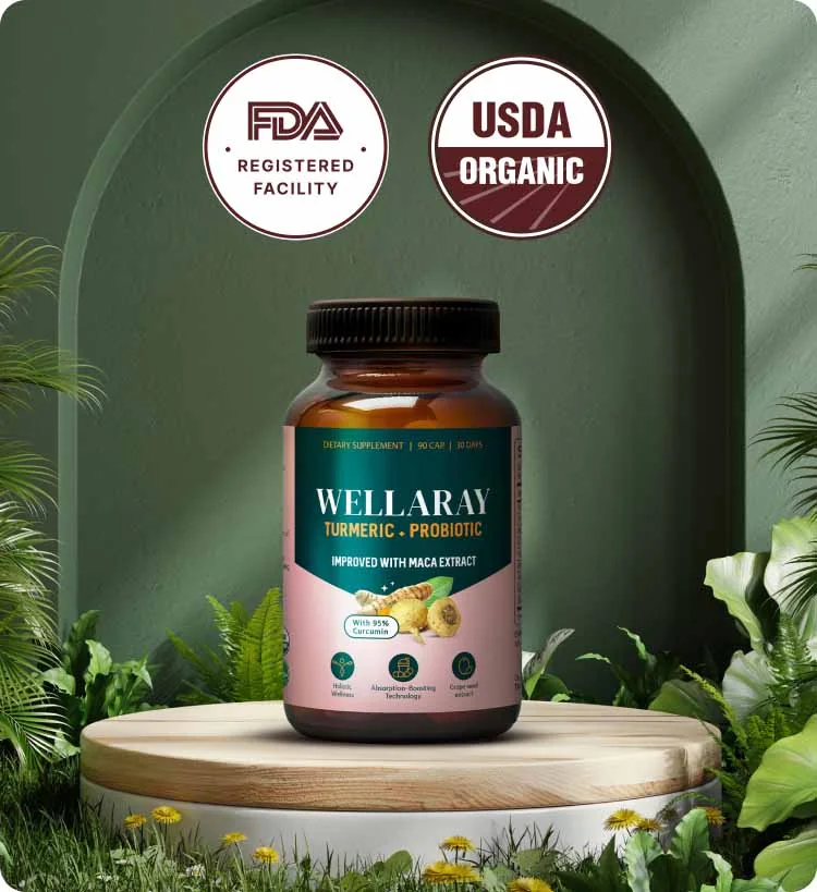 Wellaray Turmeric Probiotic product